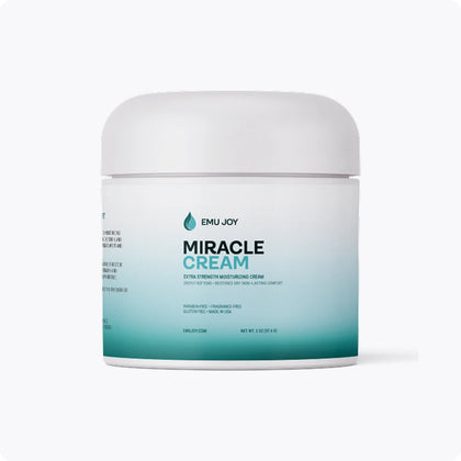 Emu Joy Miracle Cream jar, front view