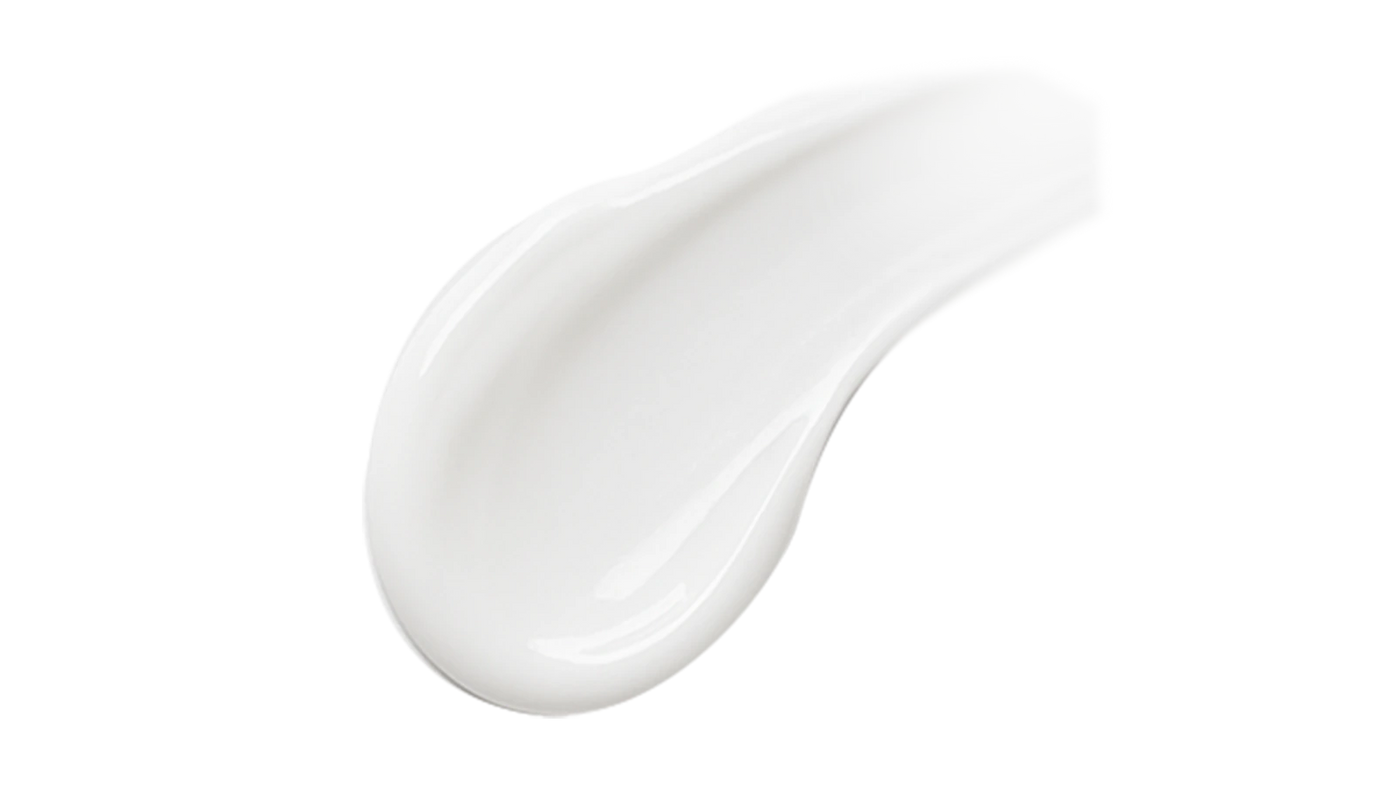A smooth swipe of white Miracle Cream