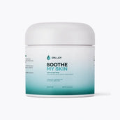 Emu Joy Soothe My Skin cream jar on a soft grey tile