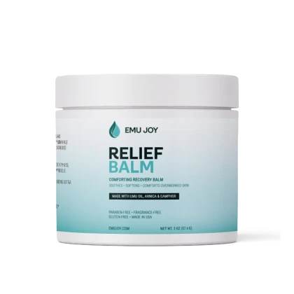 Emu Joy Relief Balm jar
