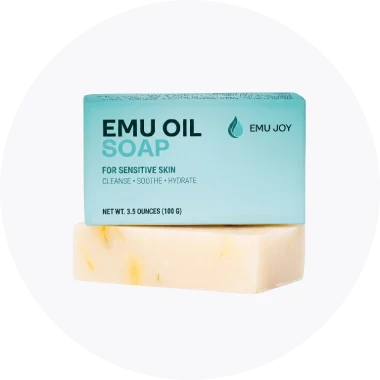 Emu Oil Soap bar and box