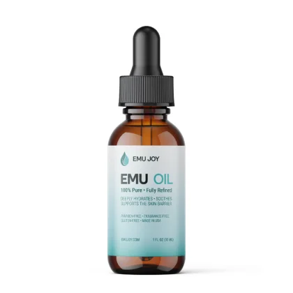 Pure Emu Oil dropper bottle — product card