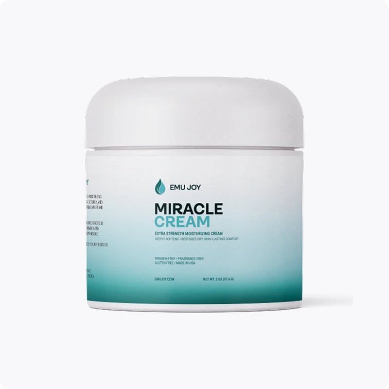Emu Joy Miracle Cream jar, front view