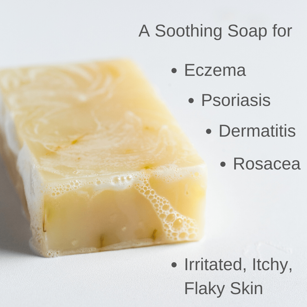 Emu Oil Soap Bar for Sensitive Skin Eczema Psoriasis Rosacea Acne Emu Joy